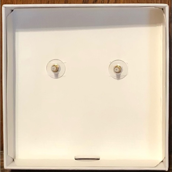 NIB-BaubleBar-Pumpkin🎃Spice Latte🥤Gold Plated-Post Back-Hypoallergenic Earrings - Picture 3 of 7